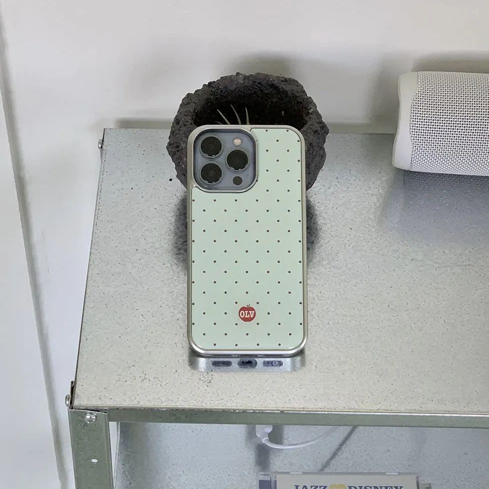Phone Cases Y2K - Korean Ins High-end Cartoon Apple Polka