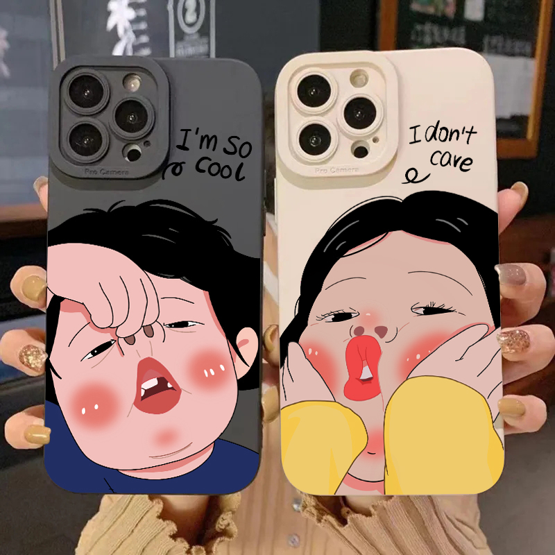 Phone Cases Xr Boys - Cartoon Funny Boy Girl Couple Phone