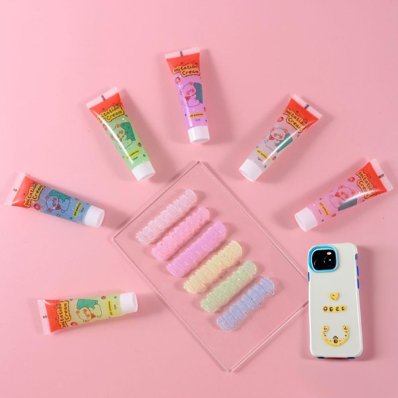 Phone Cases Youtube - 15g Crystal Transparent Tube Jelly Tape