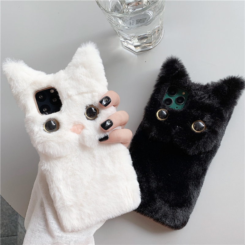 3D Cute Cartoon Cat Furry Plus - огляд і ціна Phone Cases Iphone 16 Pro