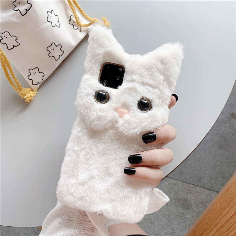 3D Cute Cartoon Cat Furry Plus - огляд і ціна Phone Cases Iphone 16 Pro