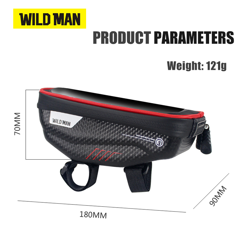 WILD MAN Bicycle Bag 6.0 Inch  - огляд і ціна Phone Cases Youtube