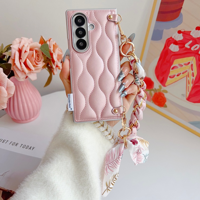 Luxury Wave Pattern Leather Ph - огляд і ціна Phone Cases Z Fold 5
