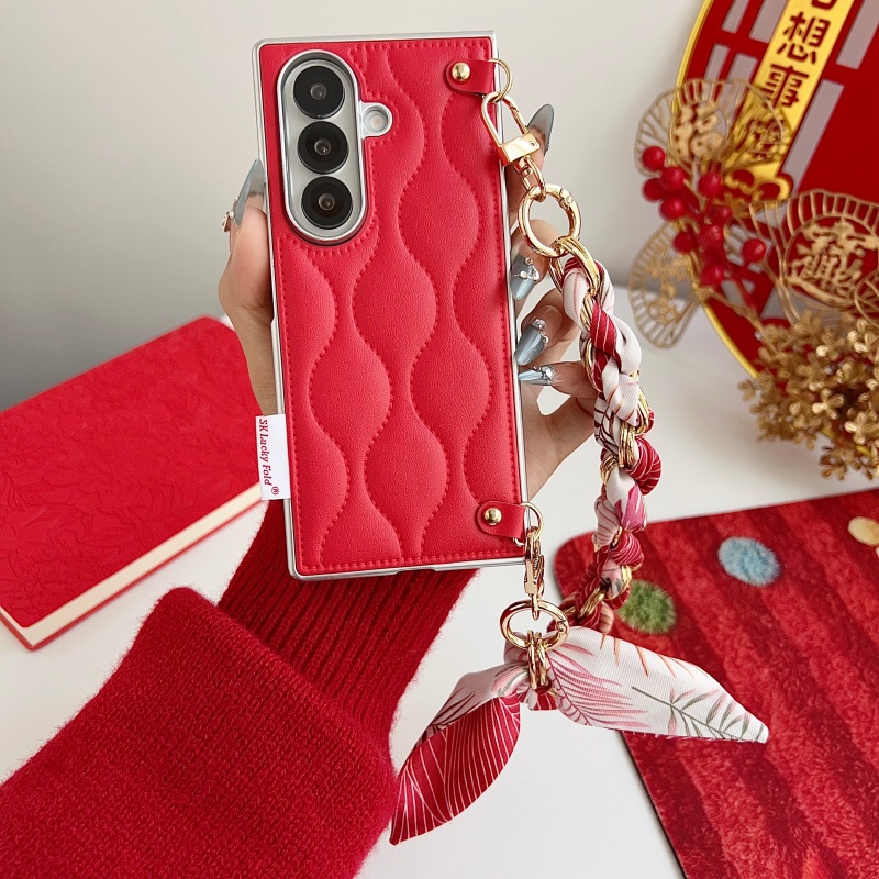 Luxury Wave Pattern Leather Ph - огляд і ціна Phone Cases Z Fold 5