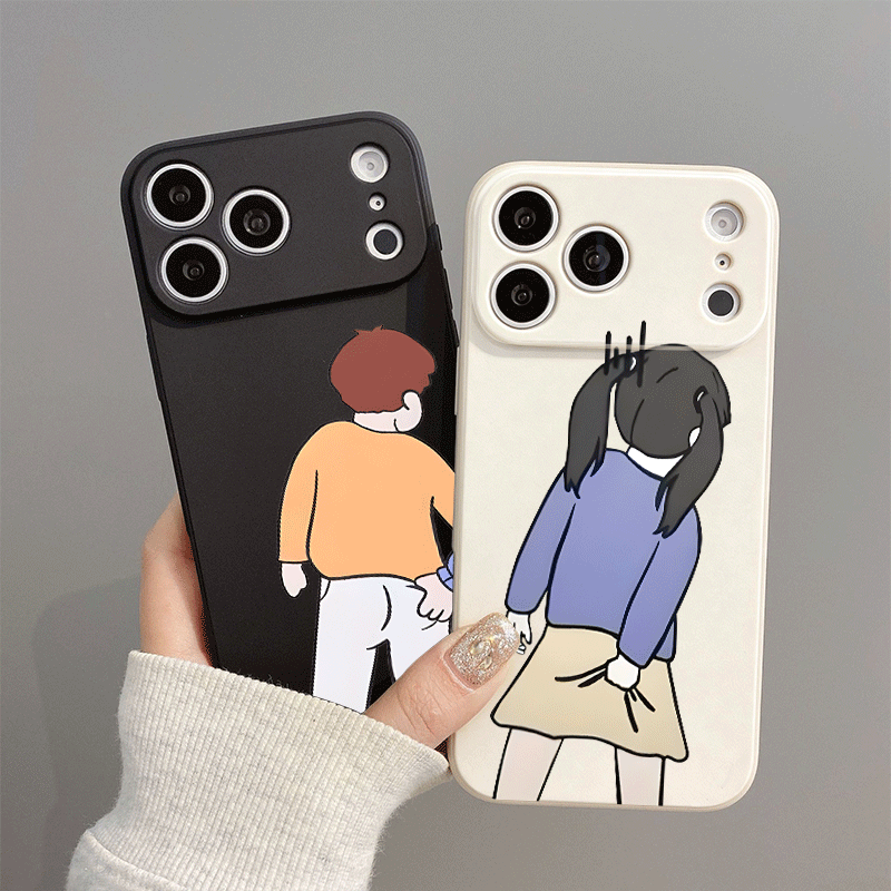 Funny Cute Boy and Girl Couple - огляд і ціна Phone Cases Xr Boys