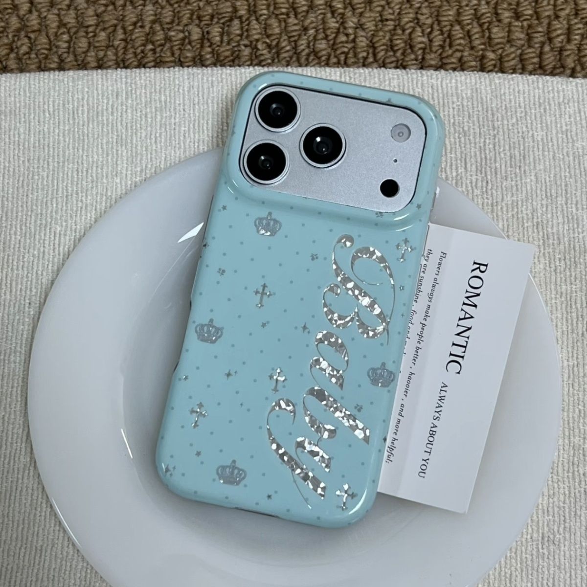 Korean Ins Mint Colored Englis - огляд і ціна Phone Cases Y2K