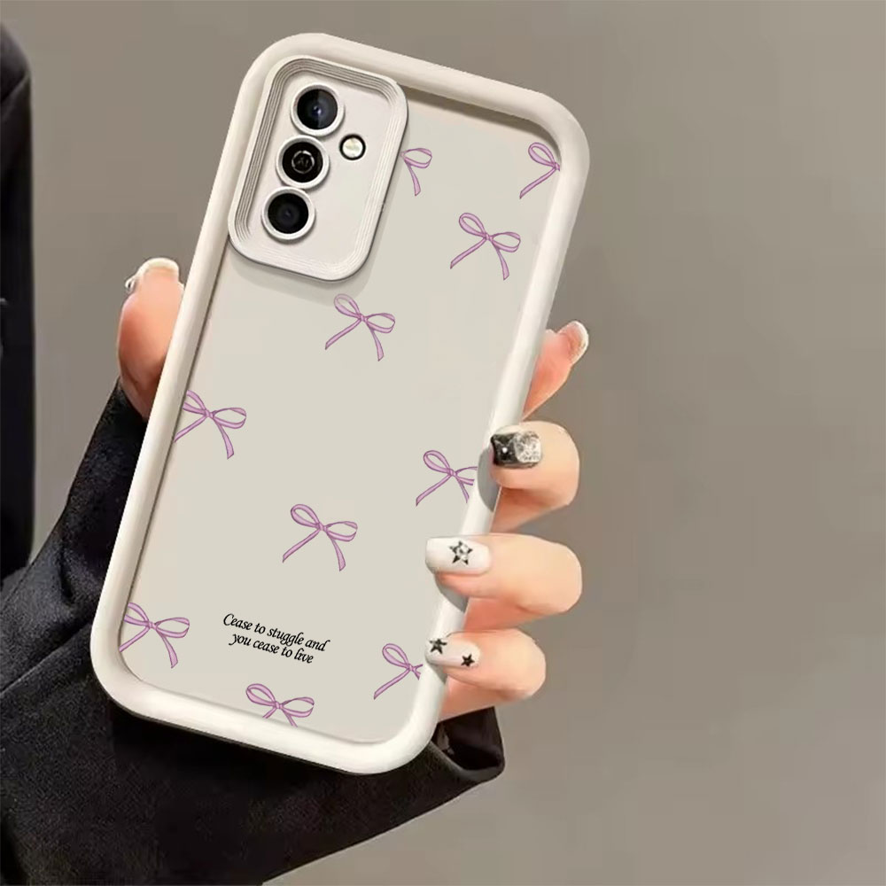Pink Bow Print Soft TPU Phone  - огляд і ціна Phone Cases For Samsung S22