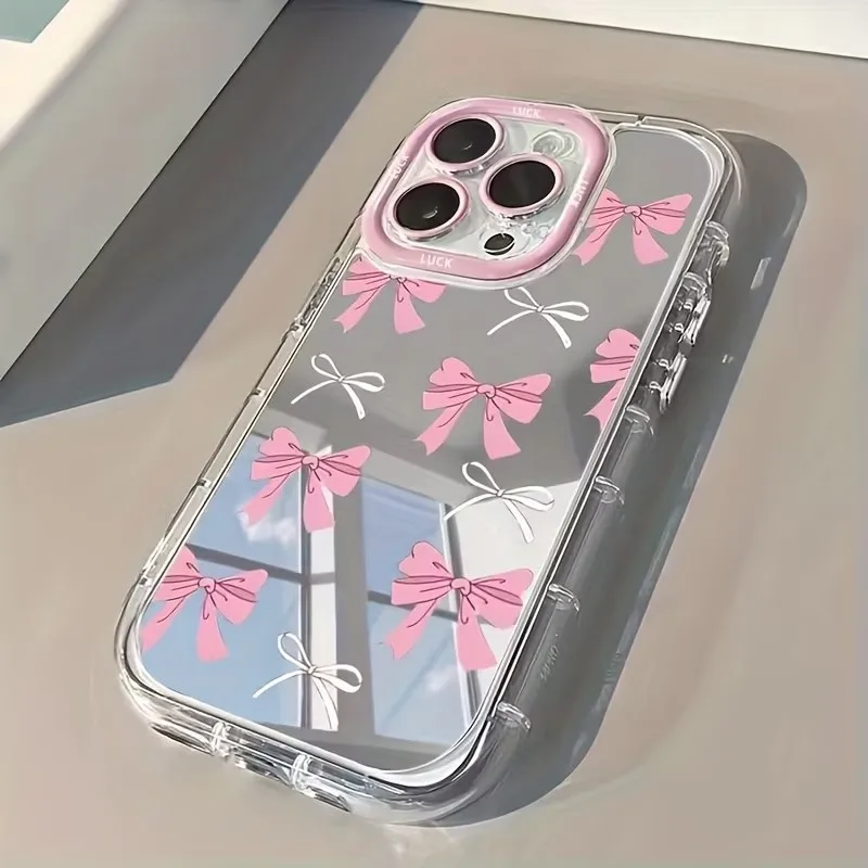 Simple Blue Pink Bow Girl Cute - огляд і ціна Phone Cases Y2K