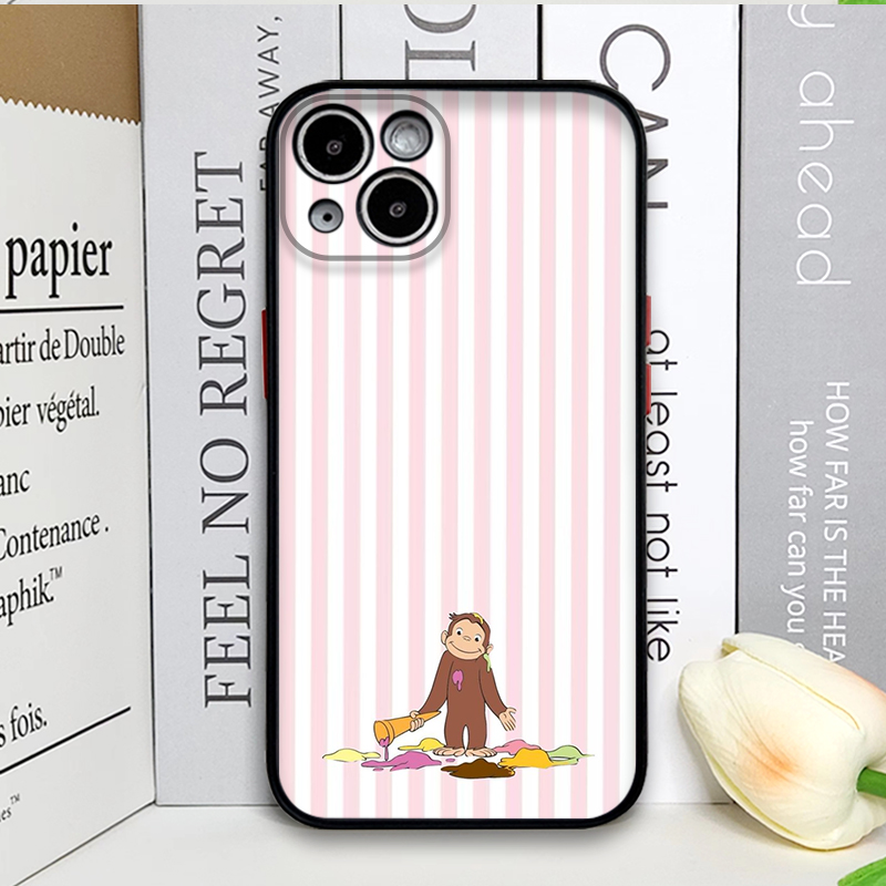 Cartoon Striped Monkey Holding - огляд і ціна Phone Cases Y2K